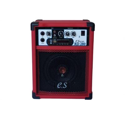 Caixa de Som Amplificada Esonic RD 280 40W 2 Canais Bluetooth USB SD Card RCA Vermelho