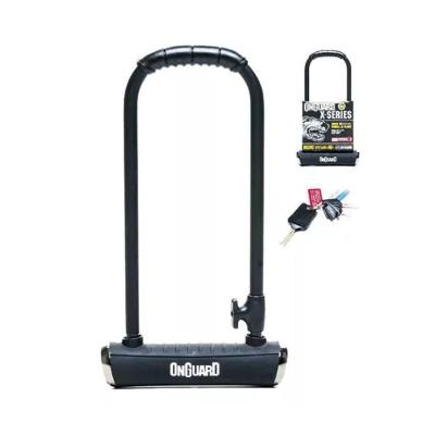 Cadeado para Bicicleta Pitbull LS 8002 com Mecanismo X4P Aço Maciço 14 mm Preto On Guard