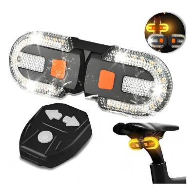 Lanterna Traseira com Sinalizador de Direção Recarregável com Controle sem Fio Bivolt LED