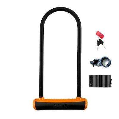 Cadeado U-Lock Neons 8152 Alta Resistência com Aço Endurecido Laranja On Guard