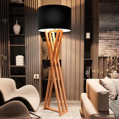 Luminária de Chão Star com Design Contemporâneo Preto Mobigu