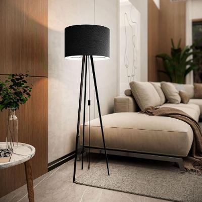 Luminária Abajur Londres com Design Moderno em Aço Preto Mobigu