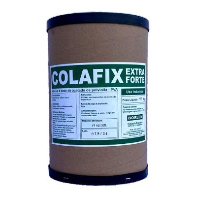 Cola PVA Branca Extra Colafix 1200 para Papelão Madeira Uso Industrial 10kg Borlen Brasil