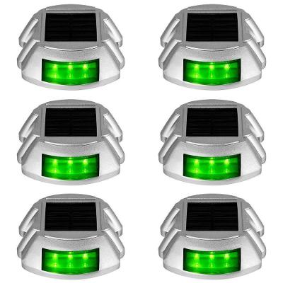 Kit 6 Tachas Solares SU-RUA2 Olho de Gato LED IP68 Cinza AB Mídia