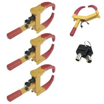 Kit 3 Travas de Pneu Universal BSL3898 Antifurto para Carro e Moto AB Mídia