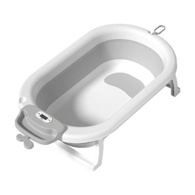 Banheira para Bebê Dobrável Aurora Sea Média 44L Cinza Kloof