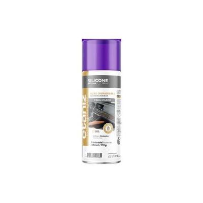 Silicone Spray Automotivo Lavanda 300ML 170G para Interior de Veículos Limpeza Proteção e Brilho