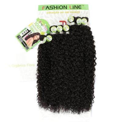Cabelo Orgânico Cacheado Rainha 65cm com Cachos Naturais Cor 2 Fashion Line OEM