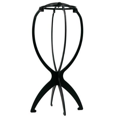 Kit 5 Suporte Dobrável para Peruca Plástico para Secagem e Exposição Preto OEM