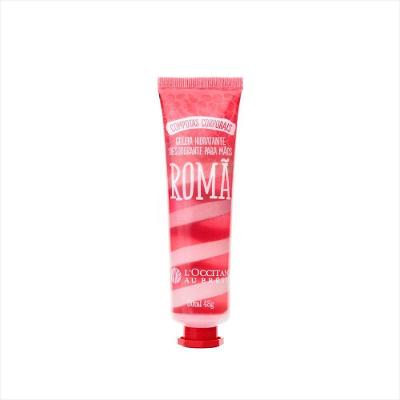 Geleia Hidratante Desodorante para Mãos Romã 50ML Hidratação Intensa Fragrância de Romã Roma