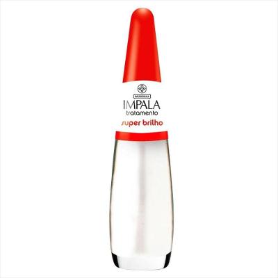 Esmalte Tratamento para Unhas Super Brilho 7,5ML Tratamento Fortalecedor com Queratina Transparente