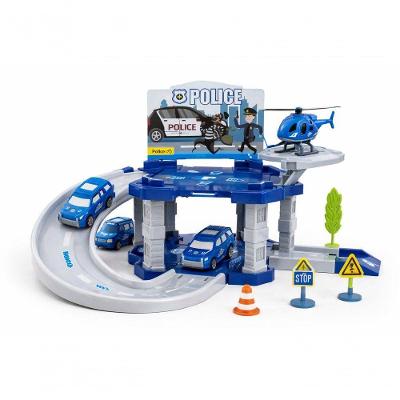 Brinquedo Estação Policial com Pistas e Veículo Azul Toys & Toys