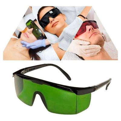 Óculos de Proteção Jaguar Kit 5 Unidades para Laser e Luz Pulsada Lente Verde UV Ferreira Mold