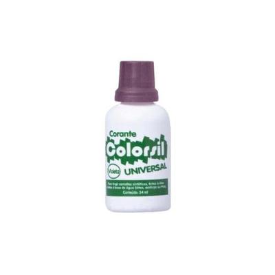 Corante Líquido Violeta para Tintas Acrílicas e Látex Artesanato e Pintura Artística Colorsil