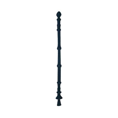 Coluna N04 para Grade de Sacada e Varanda Ferro Fundido 91x10cm Preto Fundição Unicláudio