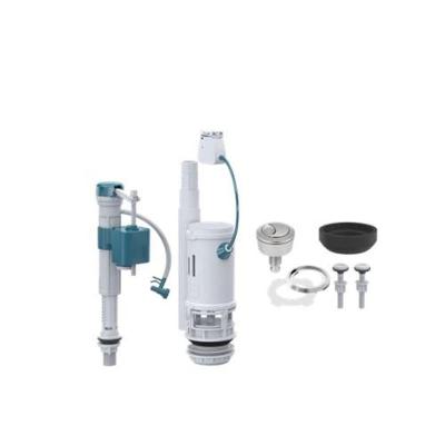 Kit Completo para Caixa Acoplada com Entrada Ajustável e Saída Dual Flush Pádova