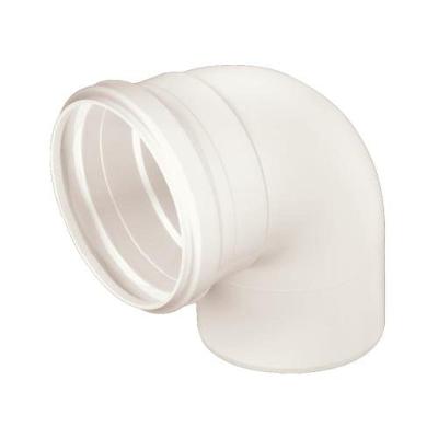Joelho para Esgoto 90 graus  150mm para Curvas em Tubulações Plástico Resistente Preto Corr Plastik