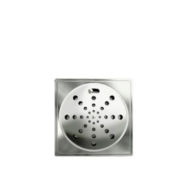 Grelha Inox Quadrada 100mm com Caixilho para Escoamento de Água Fácil de Limpar Pádova