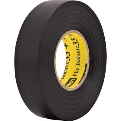Fita Isolante Elétrica Scotch 33+ 19mm X 20m 750V Preta 3M Brasil