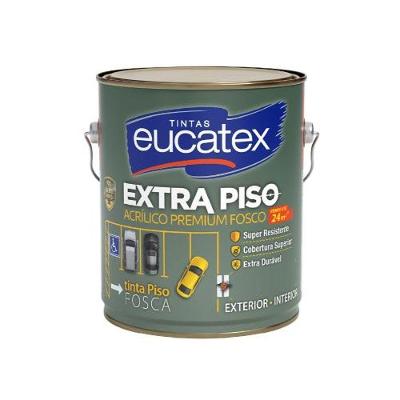 Tinta Acrílica para Piso Extra Piso Cinza Escuro Galão 3,6L Eucatex