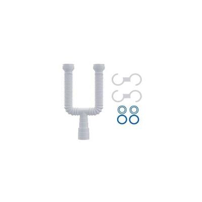 Sifão Universal Duplo Sifão Universal Duplo para Saída de Água Branco Pádova