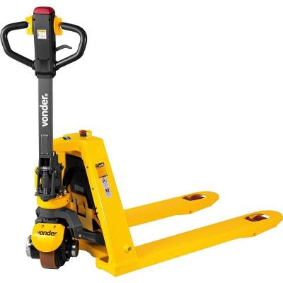 Paleteira Hidráulica Elétrica Vonder 1,5 Tonelada Bateria íons De Lítio 25,2 V Timão Ergonômico