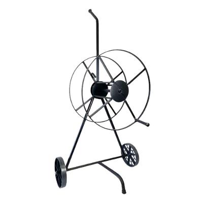 Suporte Enrolador de Mangueira com Carrinho 94x38x25cm para Jardim Brassol