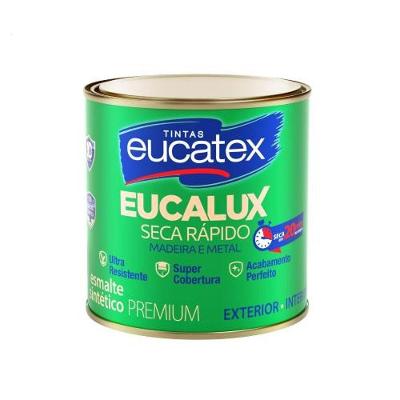 Tinta Esmalte Eucalux Ouro 225ml Uso Interno e Externo Eucatex