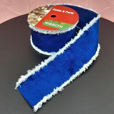 Fita Aramada para Decoração Natalina Natalina Kit 5 Rolos 6 e 3 cm X 9 e 14 m Azul
