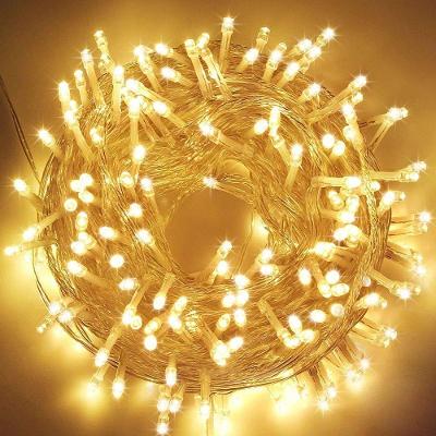 Cordão Pisca LED Branco Quente 100 Leds para Iluminação Decorativa com Baixo Consumo Branco