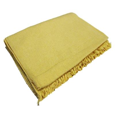 Manta para Sofá Luxo Gigante 120x210 100% Algodão Protetora Amarelo OEM
