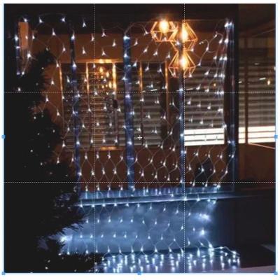 Pisca Rede de Natal Cortina Rede 320 Leds 5m X 80cm 110V Branco-Frio OEM