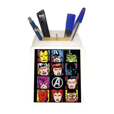 Organizador de Mesa Classics Personagens Marvel Tpc Iluminado com Ponto de LED Que Acende