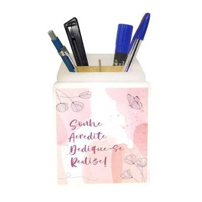 Organizador de Mesa Sonhe! Tpc com LED Suave e 3 Pilhas LR44 Inclusas para Decorar e Organizar