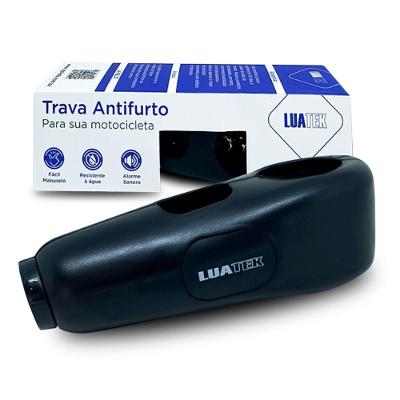 Trava Universal Antifurto Para Motos Com Alarme Com 6 Baterias