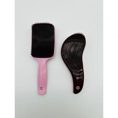 Kit Escovas Desembaraçantes para Cabelo 2 Peças Rosa Pink Jac Pack