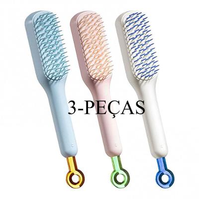 Escova de Cabelo Pente Telescópico Yl Mágico para Couro Cabeludo Antiestática 3-Peças OEM