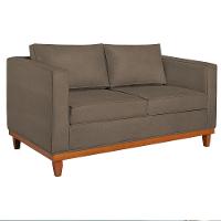 Sofá 2 e 3 Lugares Europa 180cm Conforto e Elegância Suede Marrom - 10