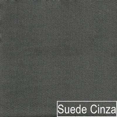 Sofá 2 e 3 Lugares Europa 180cm Conforto e Elegância Suede Cinza