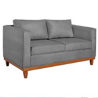 Sofá 2 e 3 Lugares Europa 180cm Conforto e Elegância Suede Cinza - 7