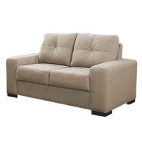 Sofá 2 Lugares 150cm Turim Couro Bege 66 - 1