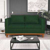 Sofá 2 e 3 Lugares Europa 180cm Conforto e Elegância Suede Verde - 2