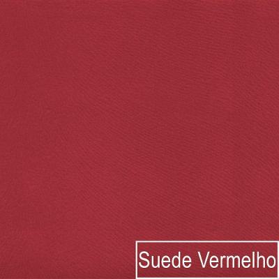 Sofá 2 e 3 Lugares Europa 180cm Conforto e Elegância Suede Vermelho