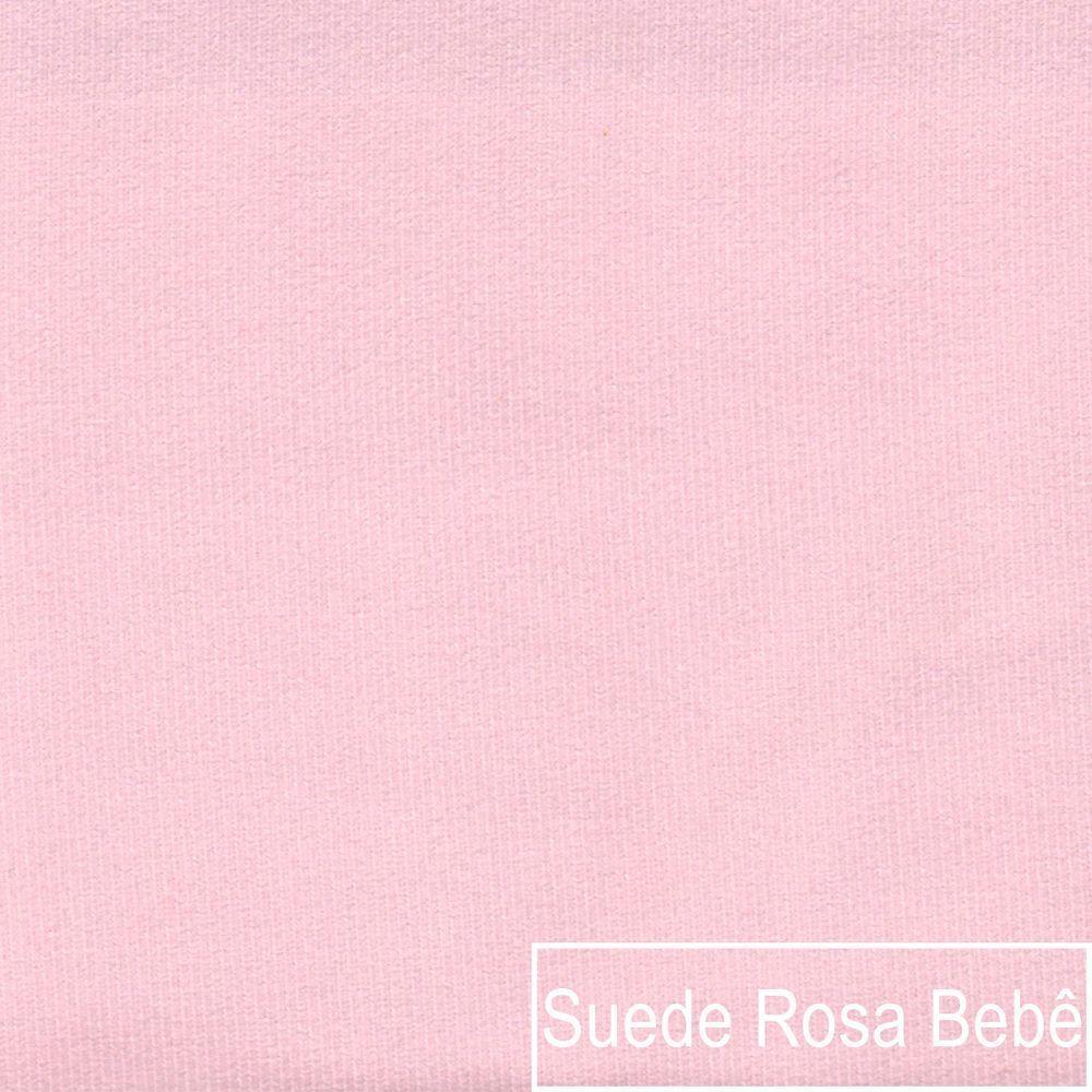 Sofá 2 E 3 Lugares Europa 180 Cm Estilo Conforto E Elegância Suede - Amarena Móveis Rosa Bebê - 2