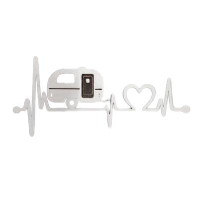 Plaquinha Decorativa Plaquinha Trailer Viagem Saude Motorhome Branco MDF 3MM para Viajantes