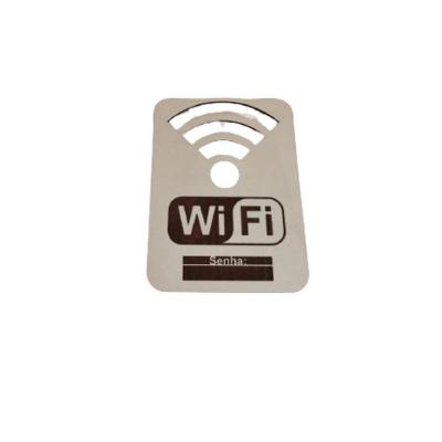 Placa Decorativa M1 Branca [F031] em MDF com Acabamento a Laser Branco Trovarelli Móveis