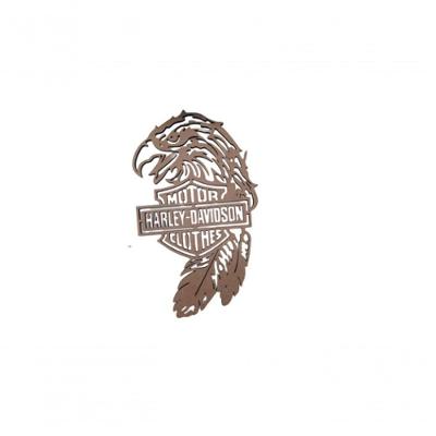 Placa Decorativa Harley-davidson [F031] em MDF 6MM com Recorte a Laser Trovarelli Móveis