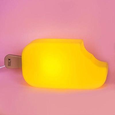 Luminária Picolé Fun Light Tpc com Luz Difusa e Design Divertido Amarelo