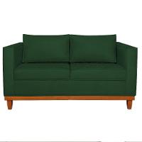 Sofá 2 E 3 Lugares Europa 180 Cm Estilo Conforto E Elegância Suede - Amarena Móveis Verde
