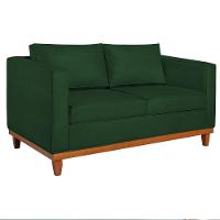 Sofá 2 E 3 Lugares Europa 180 Cm Estilo Conforto E Elegância Suede - Amarena Móveis Verde - 6